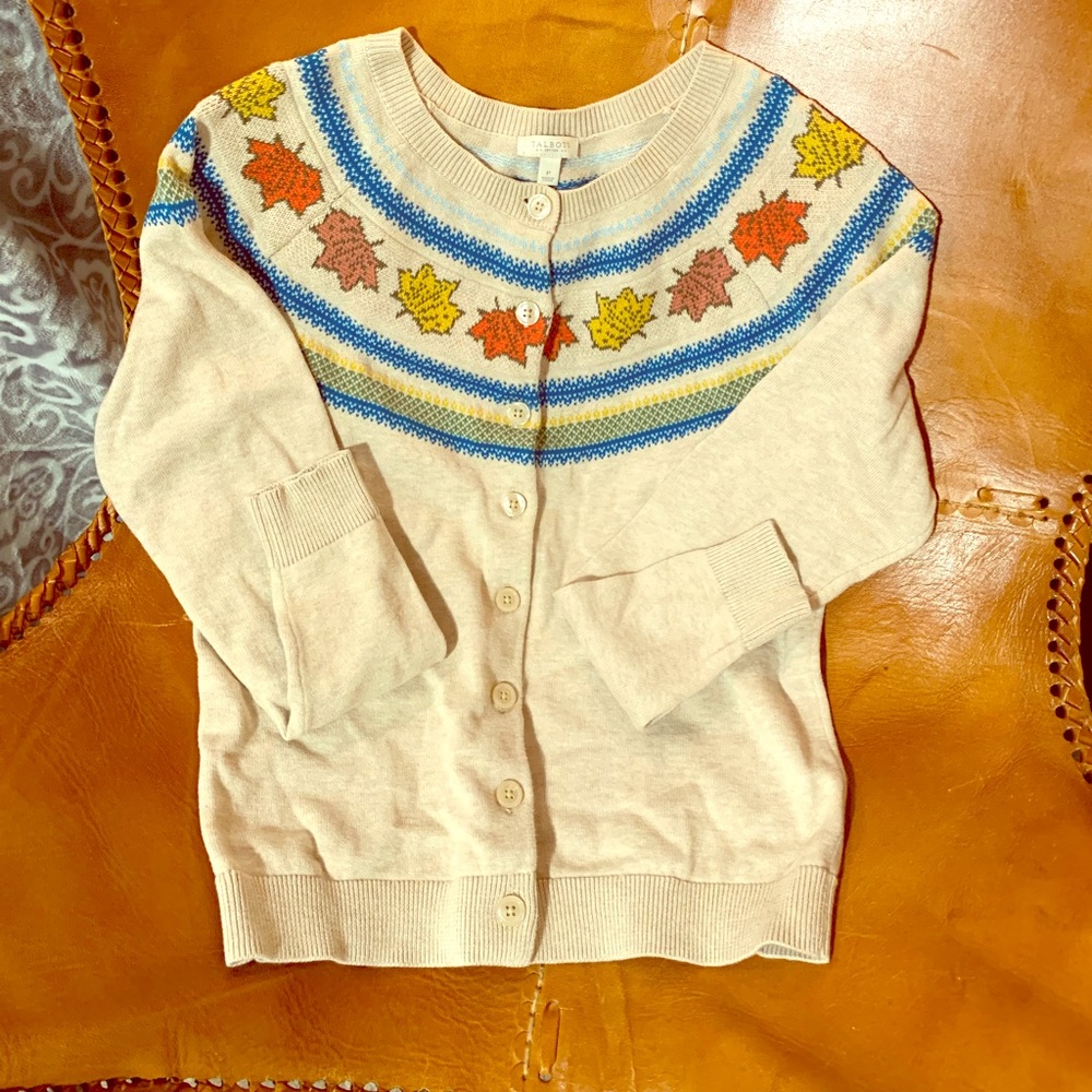 Talbots Petites Button down Cardigan